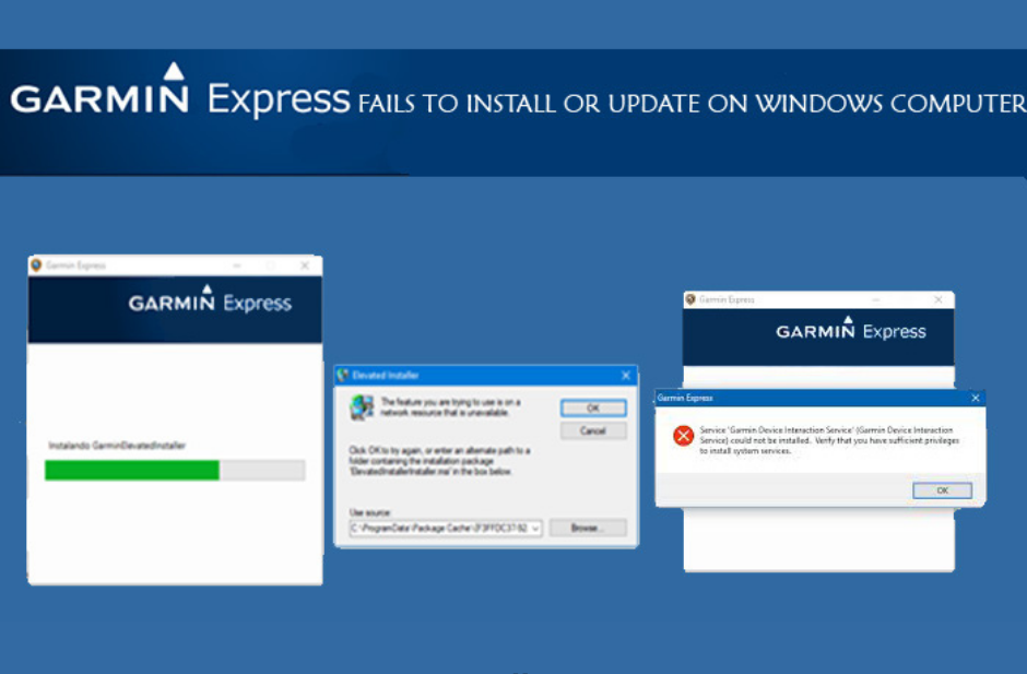 How To Fix Garmin Express Fails To Install Or Update On Windows PC?